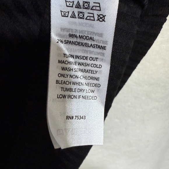 Rachel Zoe Sweater 3X Women's Ribbed Long Sleeve Shirt Top Black - Picture 8 of 9